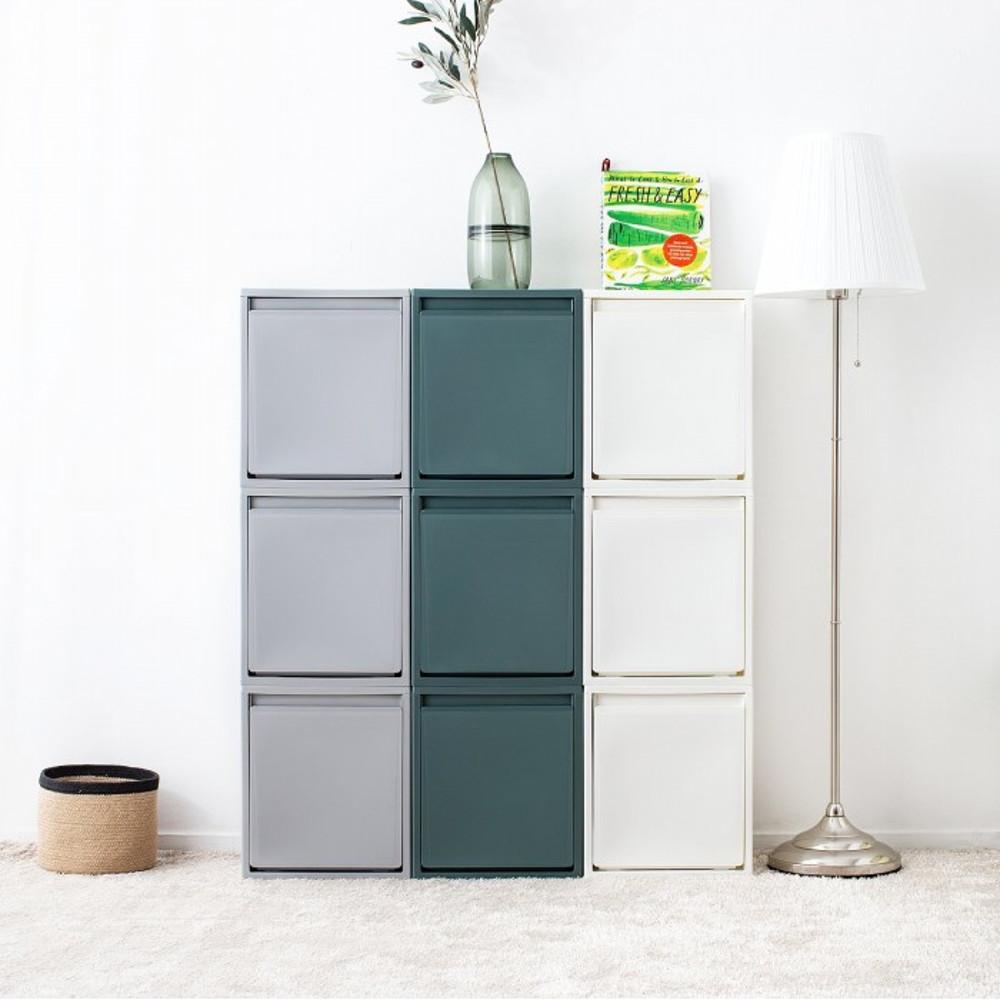 [JAJU/자주] 내 맘대로 쌓아 쓰는 분리수거함_그린