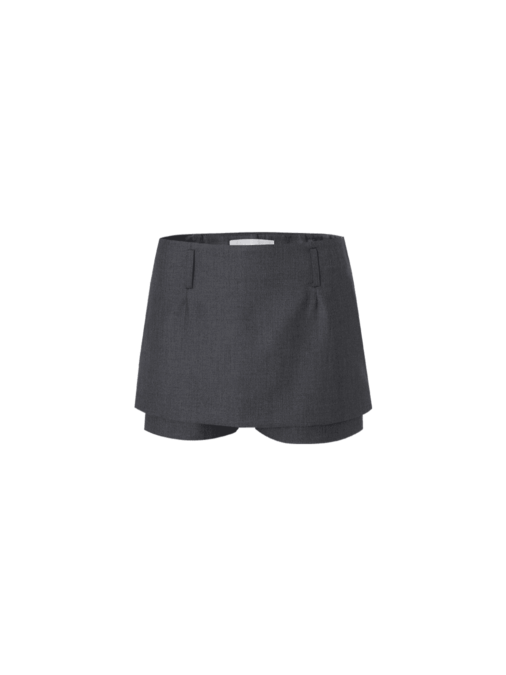 Moa skirt pants (Gray)