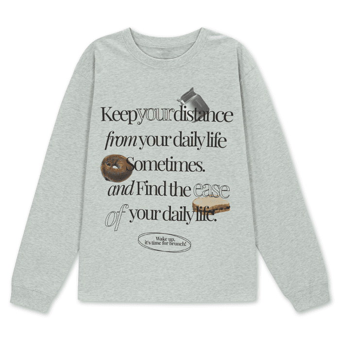 브레드 롱 슬리브 오트밀