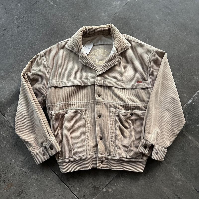 (105) Lee Corduroy Storm Flap Bomber Jacket (Mpjk.305)