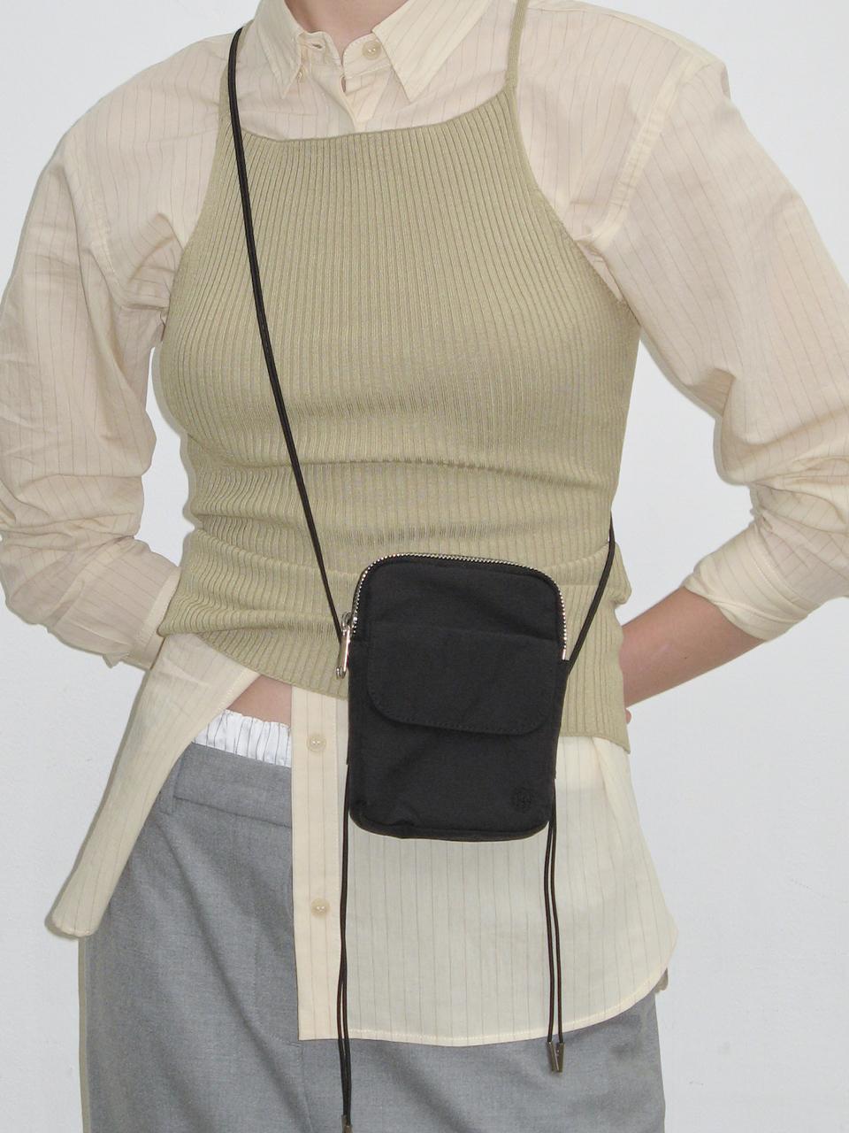 Baby string bag Black