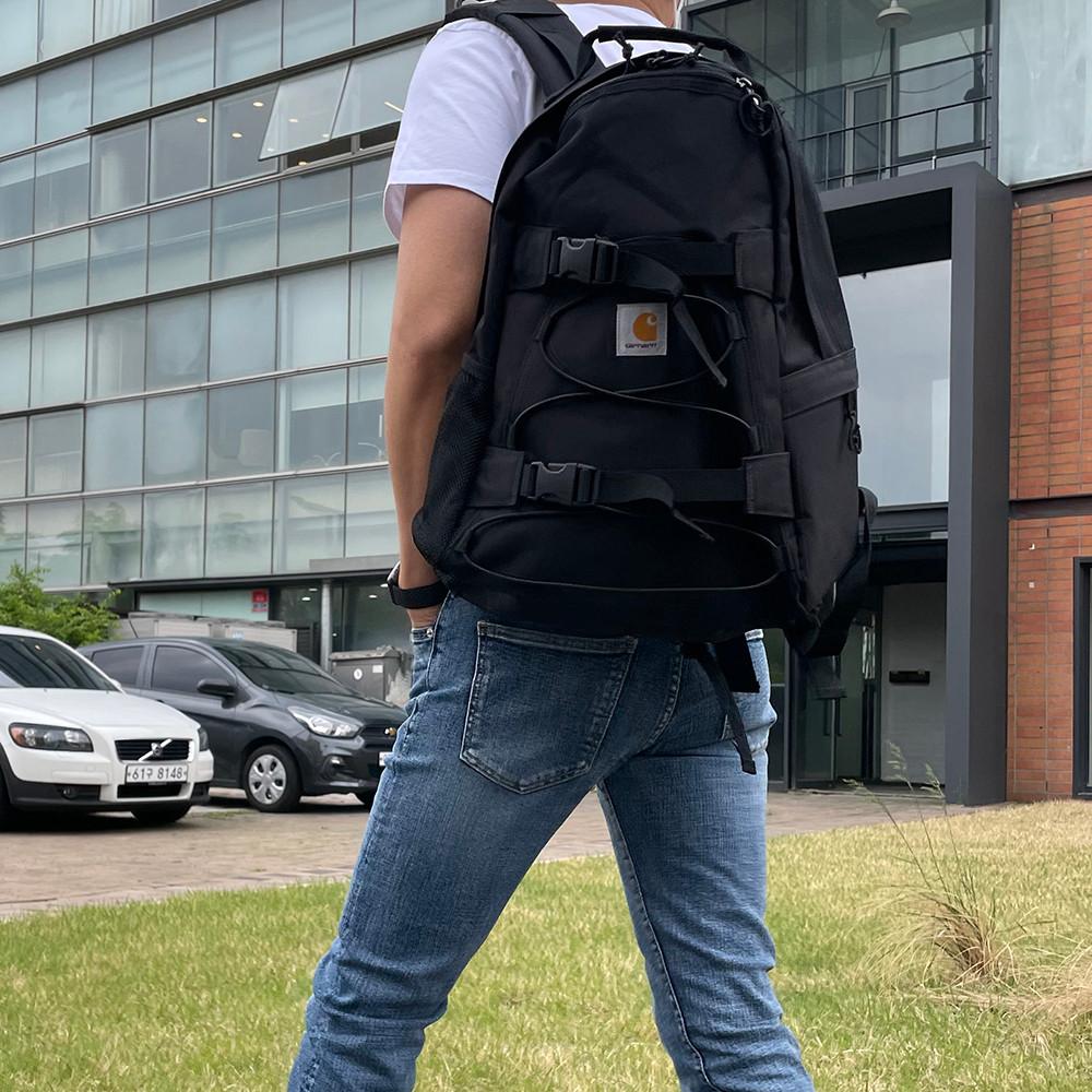 칼하트 WIP 킥플립 백팩 (블랙)