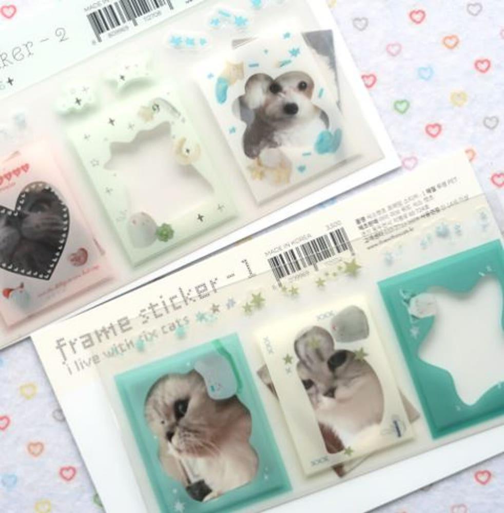 [식스캣츠] 프레임 스티커 (2탄)