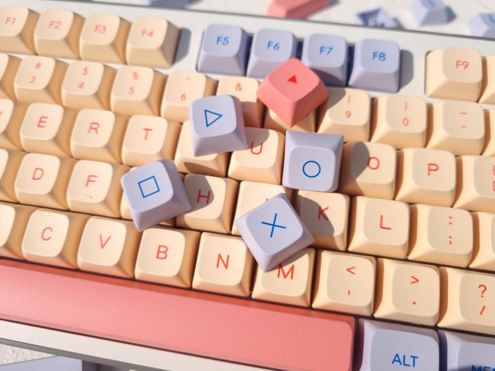 워키 XDA PBT 파스텔톤의 달콤한 솜사탕 키캡 132key 키보드 키캡