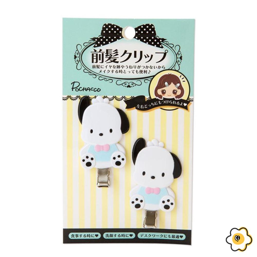 산리오 포차코 헤어핀 캐릭터 머리핀 2P 유아 머리핀 아동 머리핀 키즈 머리핀