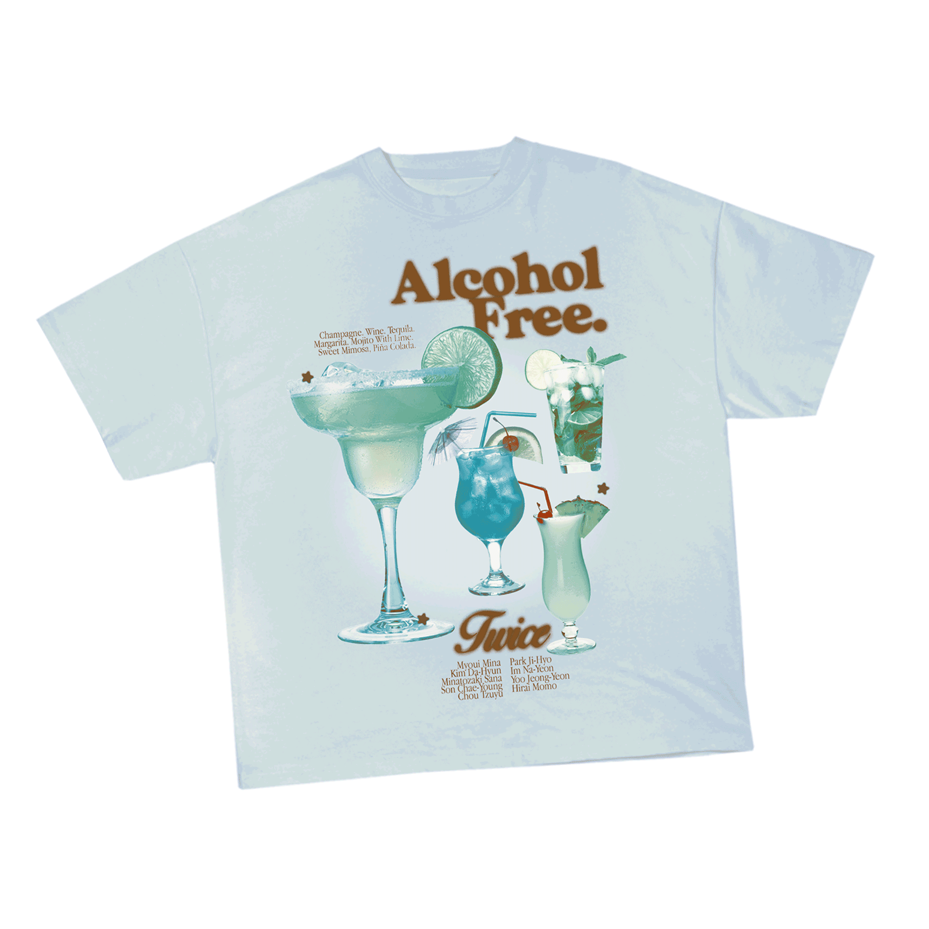 Twice 'Alcohol Free' Tee ✧ 4 Colors