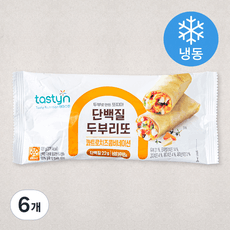 테이스틴 단백질 두부리또 콰트로치즈콤비네이션 (냉동), 130g, 6개