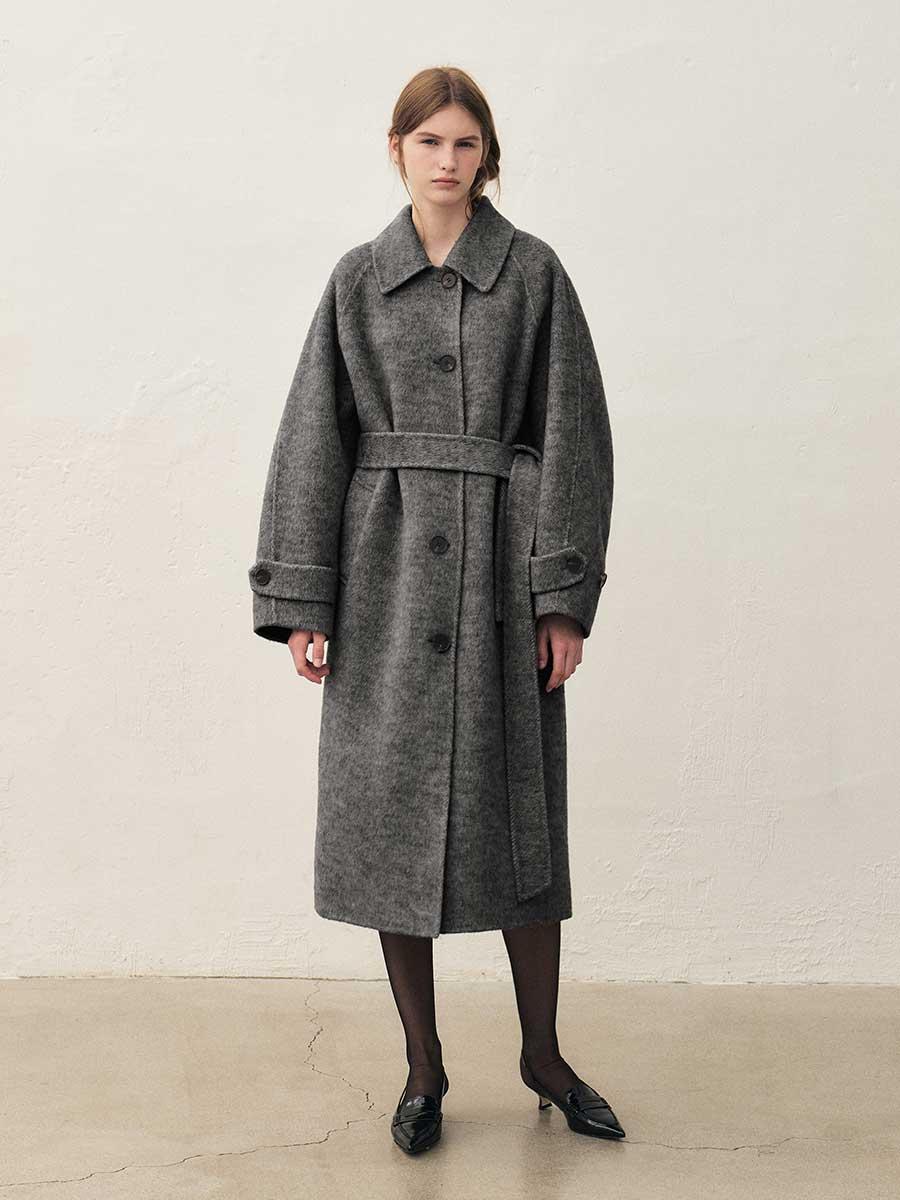 RTF ALPACA BALMACAAN COAT [HAND MADE]_CHARCOAL-HERRINGBONE