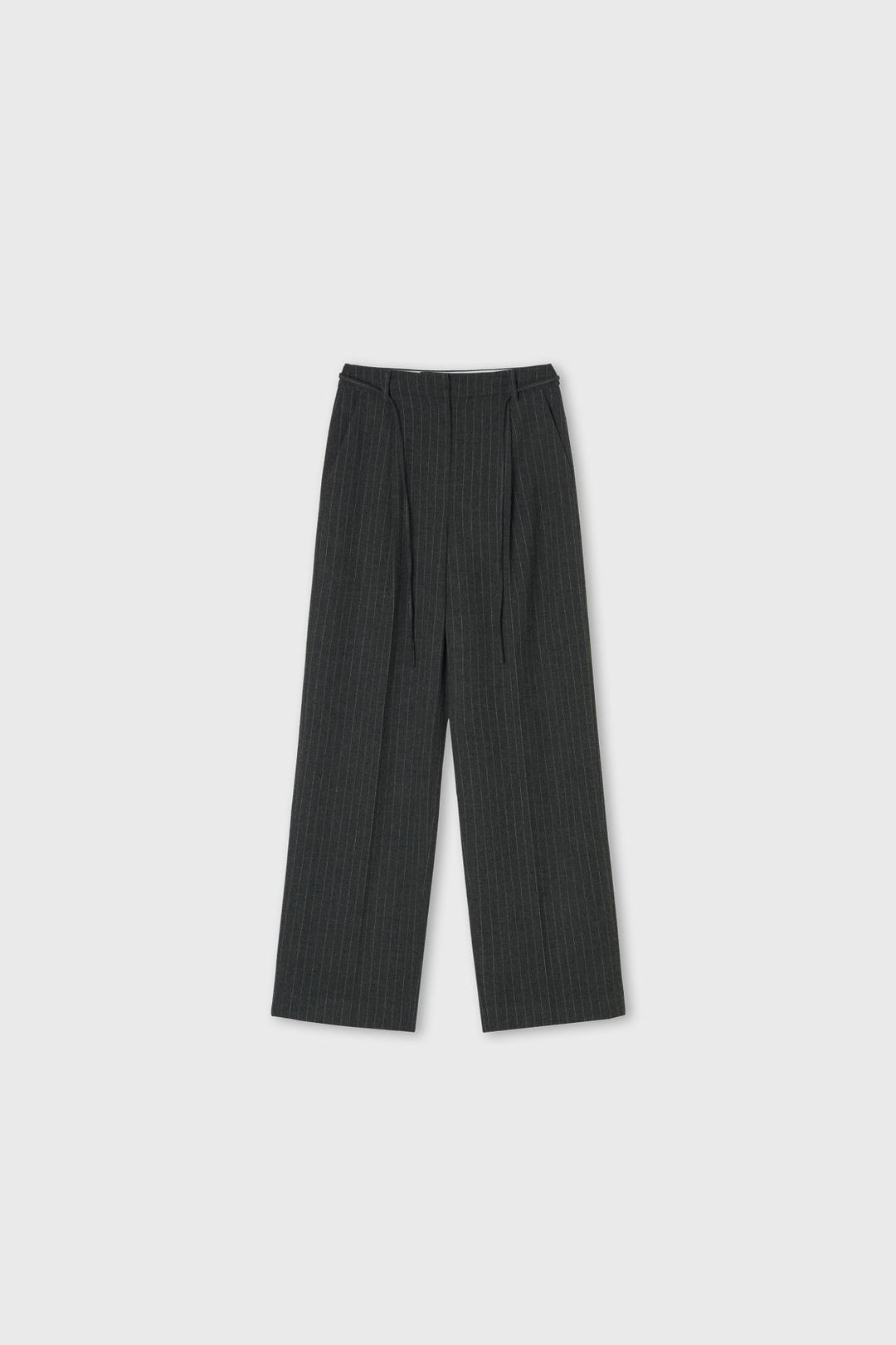 Dubby One-tuck Slacks (Winter ver.) Stripe [10.24(THU) 20:00 OPEN]