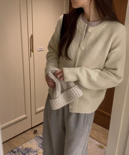 버나뎃 프로퍼 클로이 가디건 (4col) proper