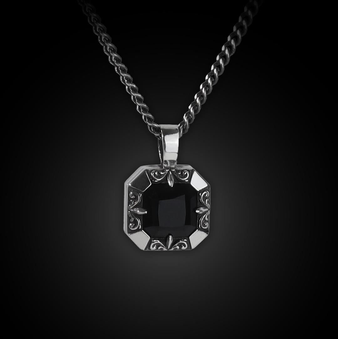 Octagon necklace ( Hidden pendant )