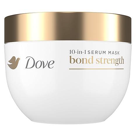 Dove Hair Bond Strength 10in1 세럼 마스크, 화학적으로 손상된 모발용, 바이오 단백질 케어 기술과 펩타이드 복합체 272.1ml(9.5온스)