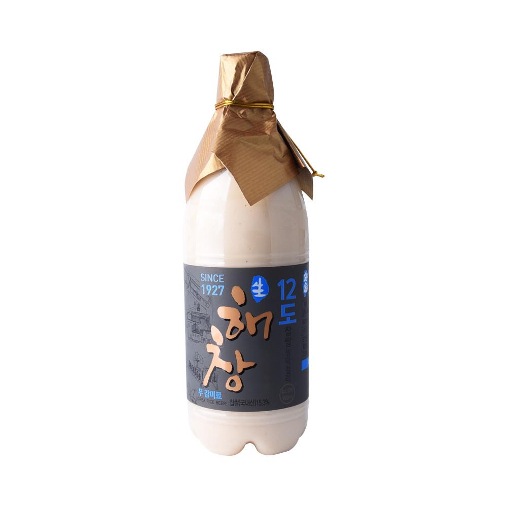 해창 막걸리 12도 900ml 해창주조장 프리미엄 생 막걸리 해창