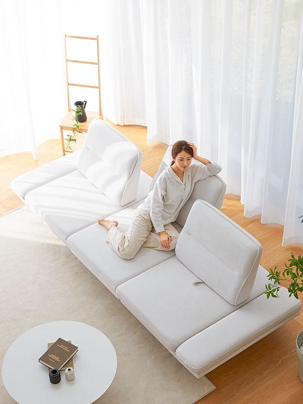 아인스 4인용 쇼파 3인용 5인용 모듈 패브릭 소파