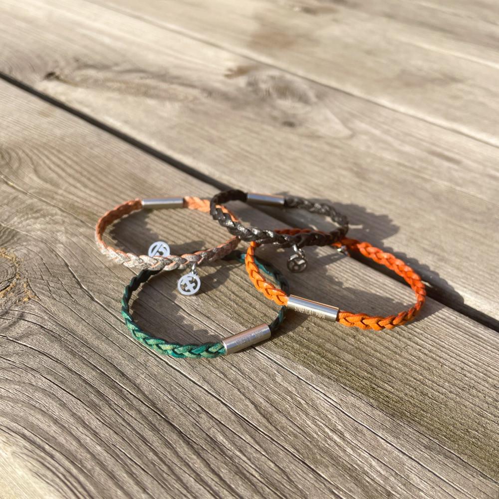 스트릿캣파파 길고양이 유기묘 후원 가죽 팔찌 (4 colors)