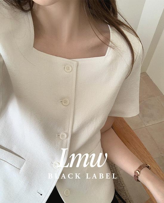 메리어라운드 [l.m.w][black label] 클래식 썸머 스퀘어 트위드 자켓 (jk)
