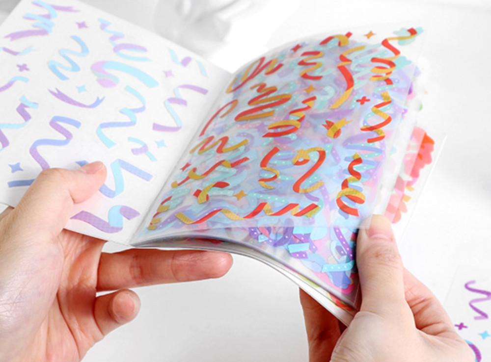 InFeel-me 해피컬렉션 pet diy 스티커팩 20장 다꾸 스티커북 일상스티커 3종