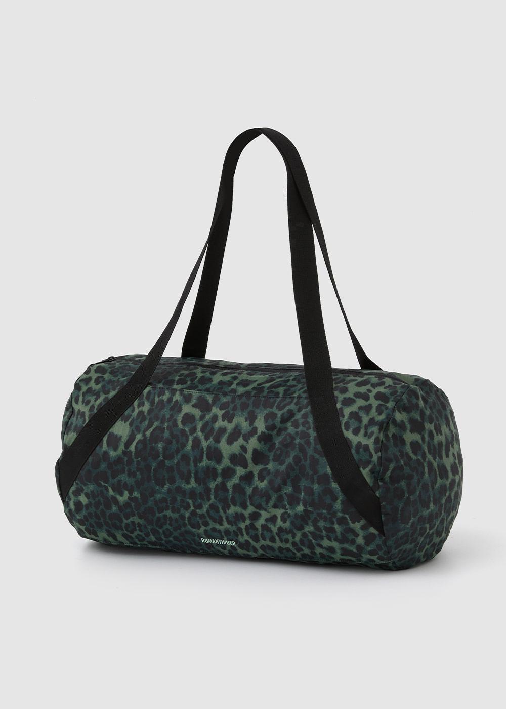 Swish Leopard Boston Bag (Green)