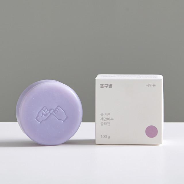 동구밭 올바른 cp세안비누 콜라겐 코코넛오일 순한 클렌징바
