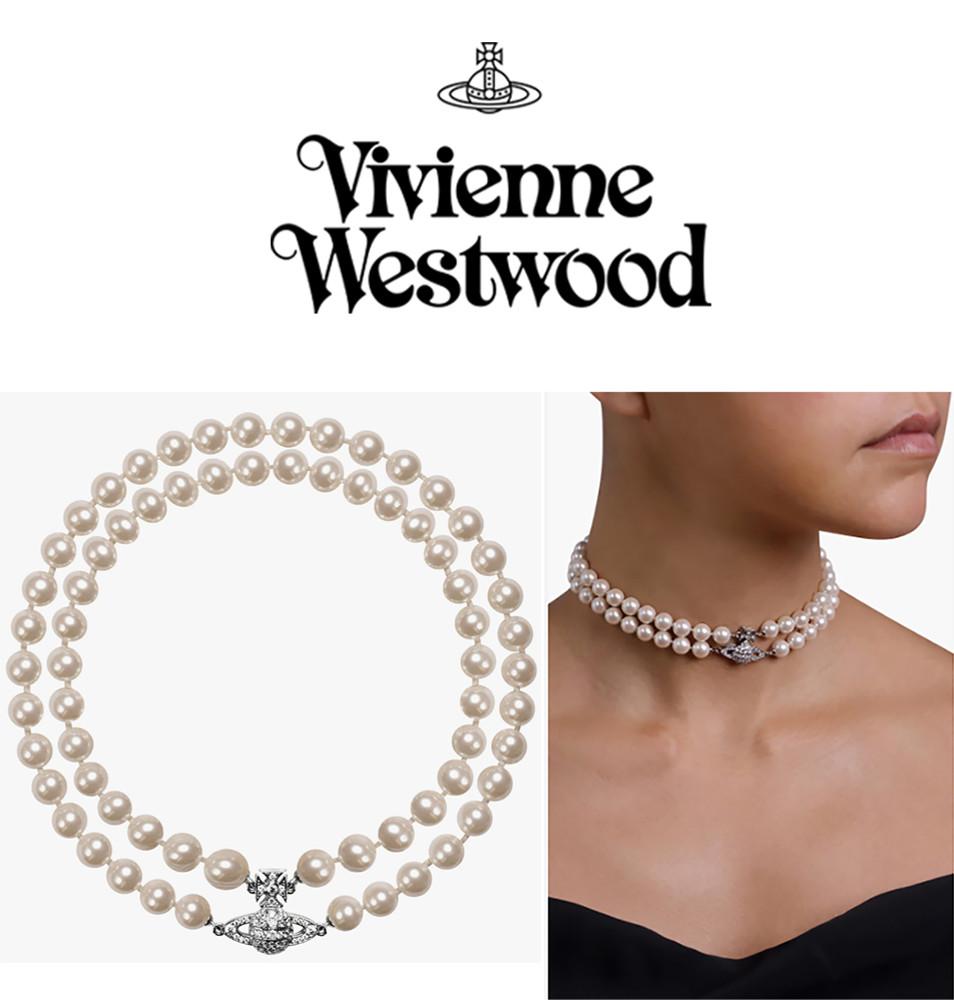 비비안웨스트우드 그라지엘라 진주 초커 목걸이 미국직구