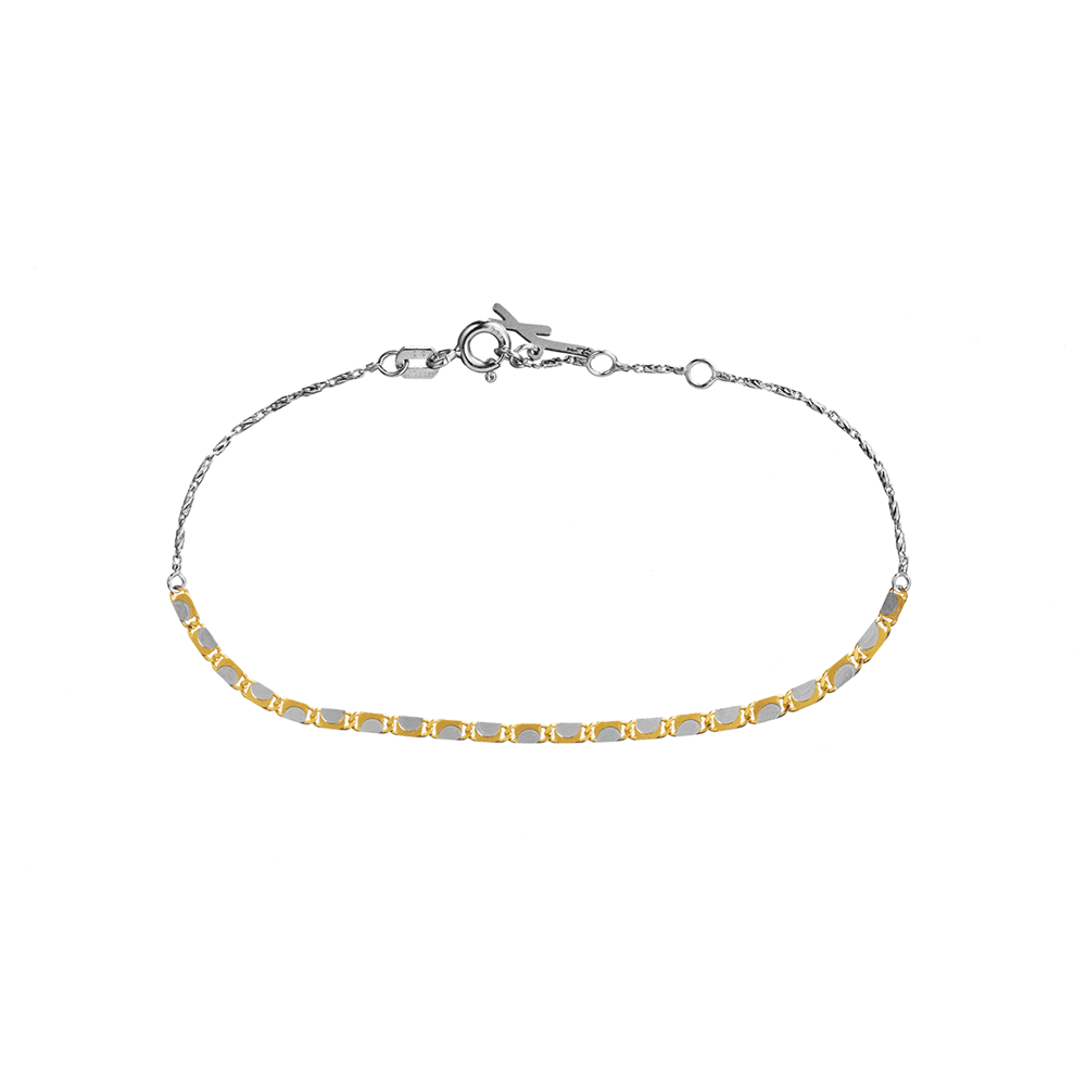 [Lumaca] Yellow & White Bracelet 17.7cm