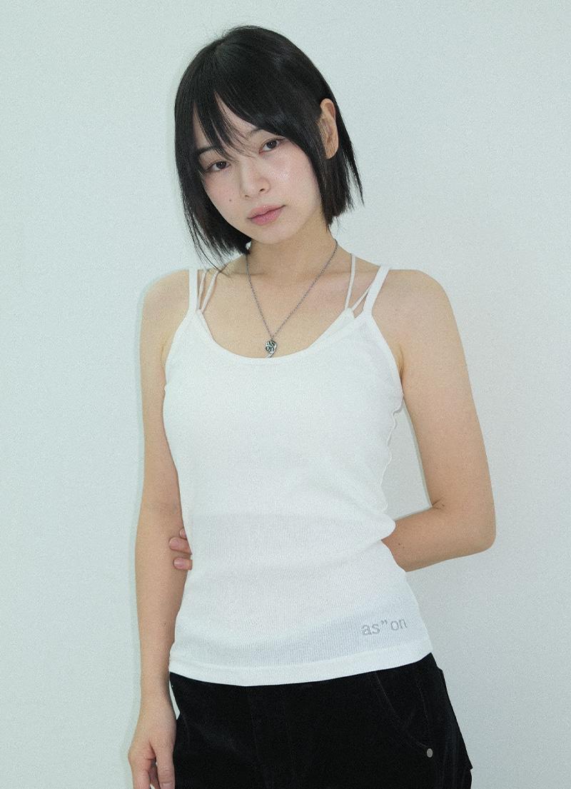 SSIN SLEEVELESS / WHITE