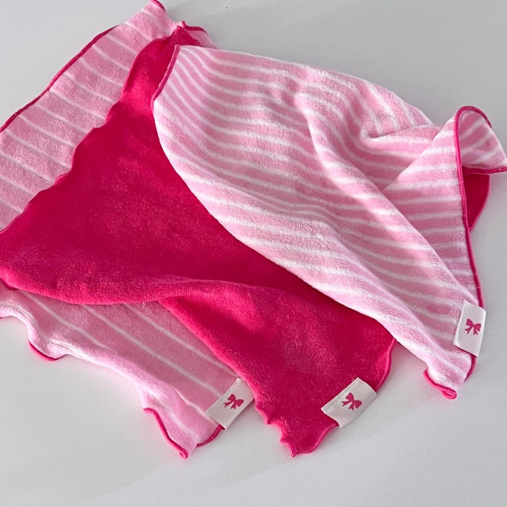 스테이828 핑크 주방 타월 수건 행주