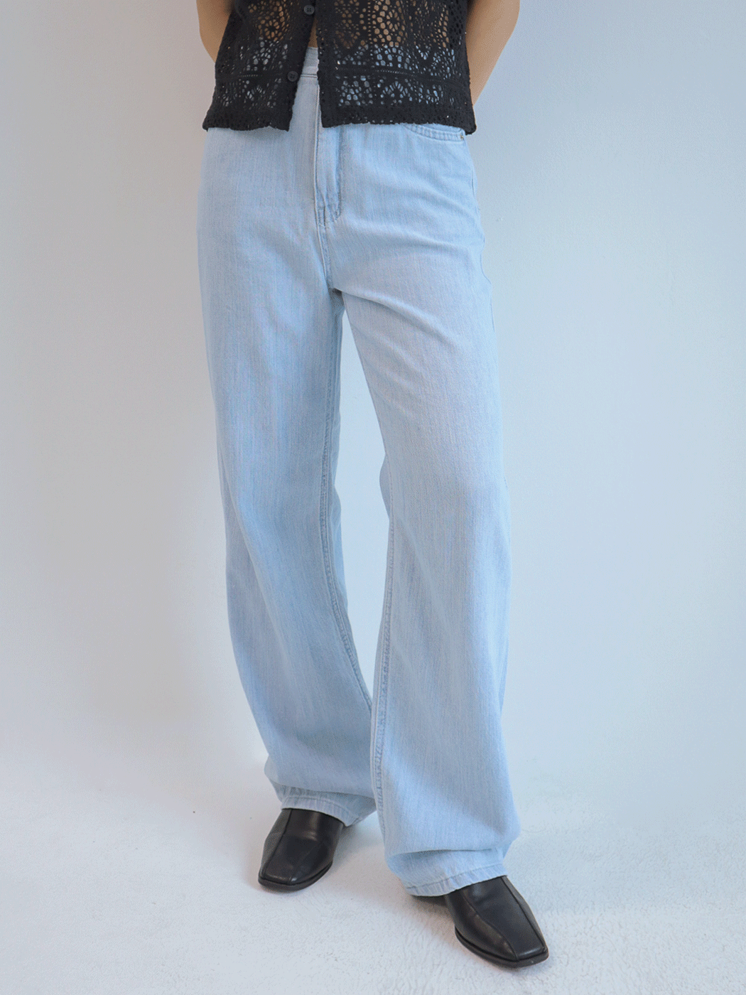 아이스 데님 팬츠