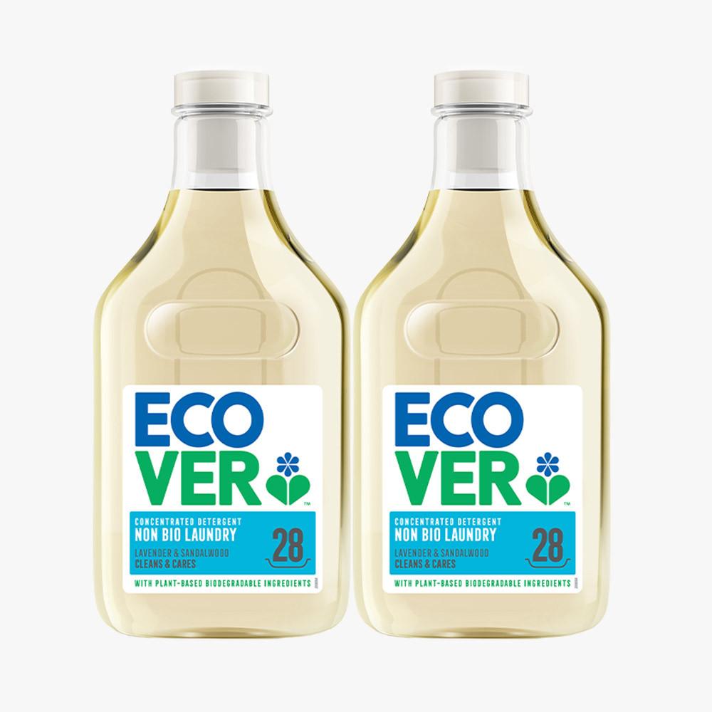 에코버 고농축 액상세탁세제 라벤더&샌들우드 1000ml 2개세트 : 에코버 공식스토어