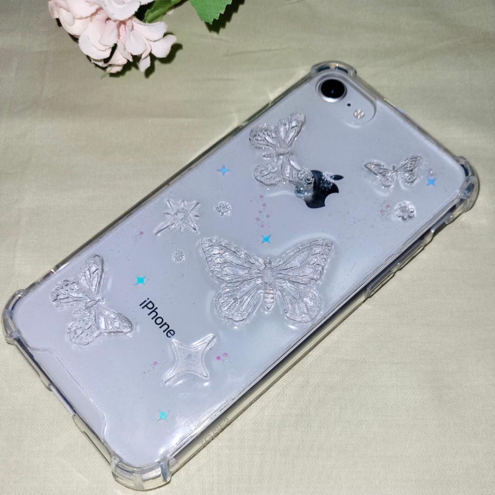 빛 나비 레진 폰케이스
