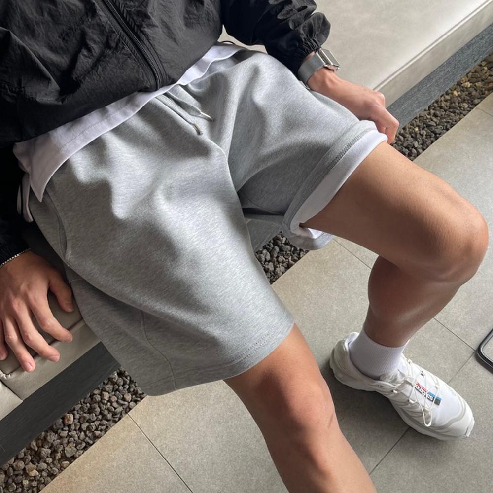 러닝 이중지 스판 트레이닝 반바지 (3color)