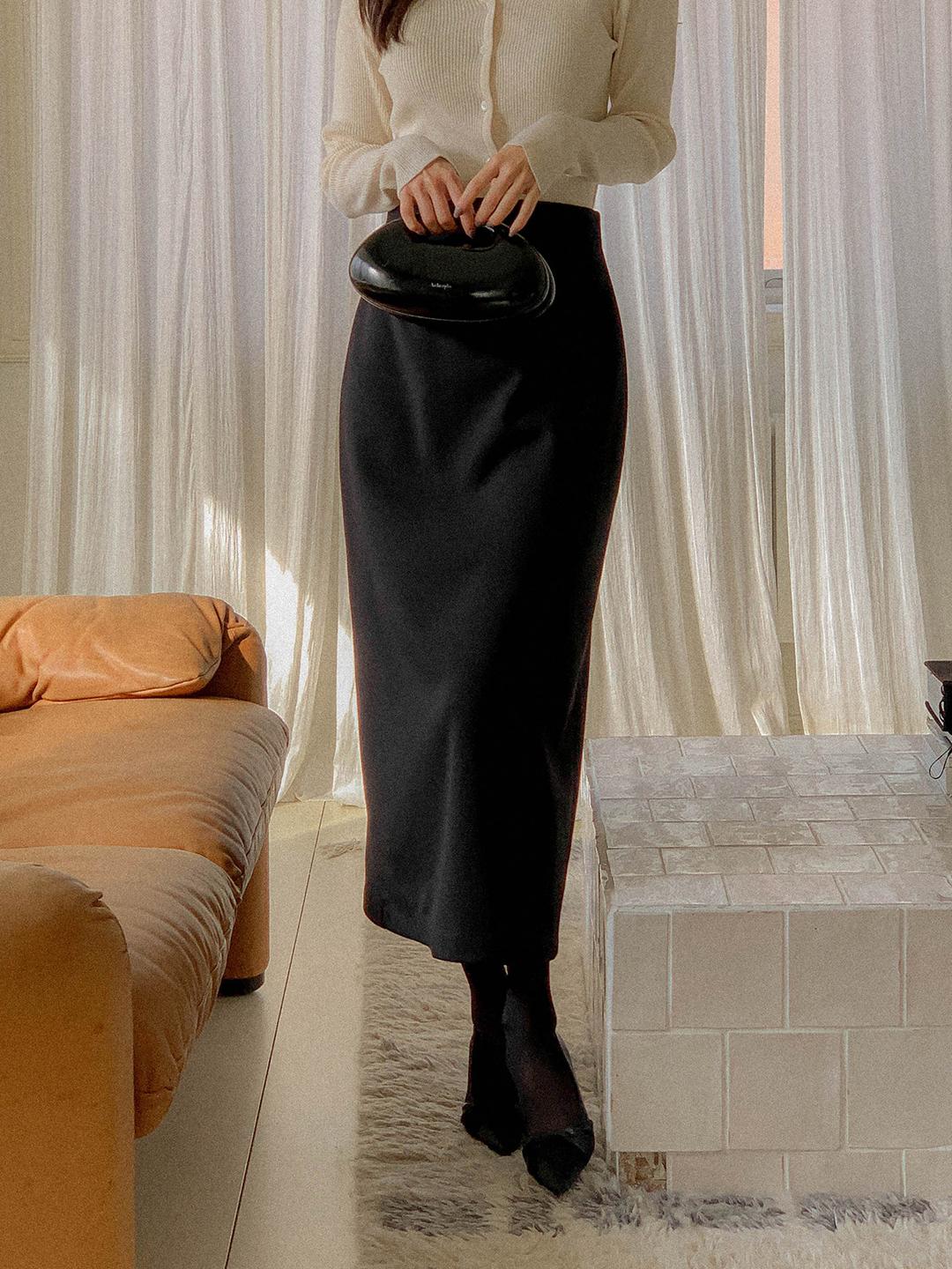 [made]  쉬즈 기모 컴포트밴딩 H스커트