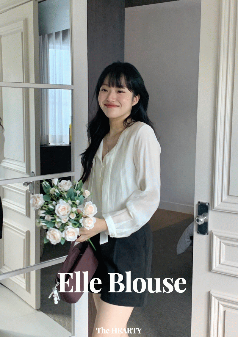 더하티 [200장돌파] 엘르 블라우스_유투버 픽
