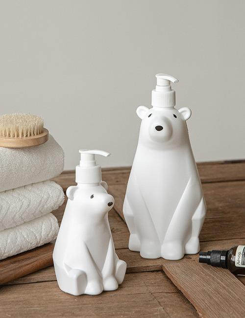 호텔 욕실 주방 샴푸통 물비누 북극곰 디스펜서