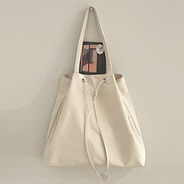 [특가/당일출고]가벼운 나일론무지 노트북수납 버킷빅숄더백