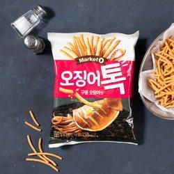 오리온 마켓오 오징어톡 구운오징어맛 136g