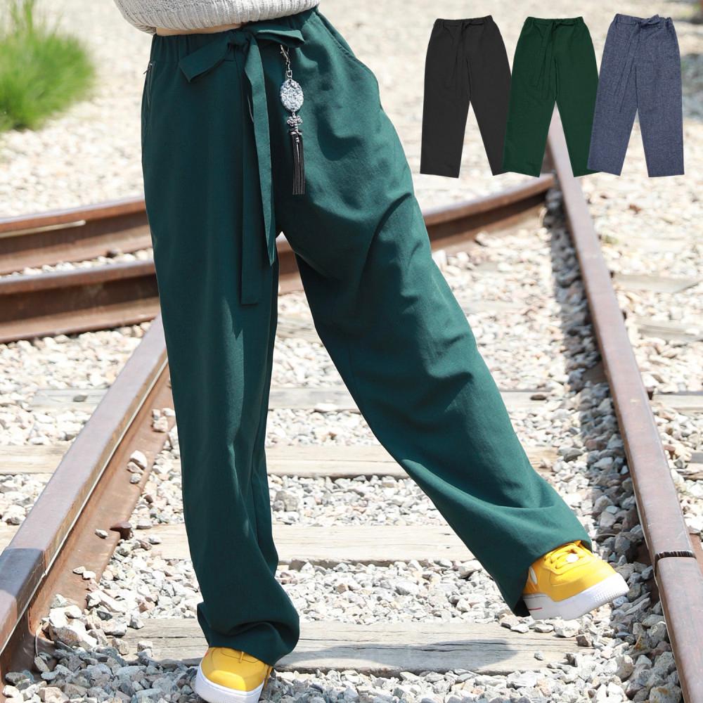 리슬 나오팬츠 시즌3 블랙 그린 데님 남자 여자 여름 시원한 개량 생활한복