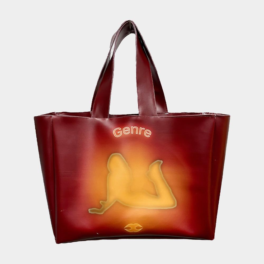 XXXXXXSOCIETY genre pose faux leather bag burgundy