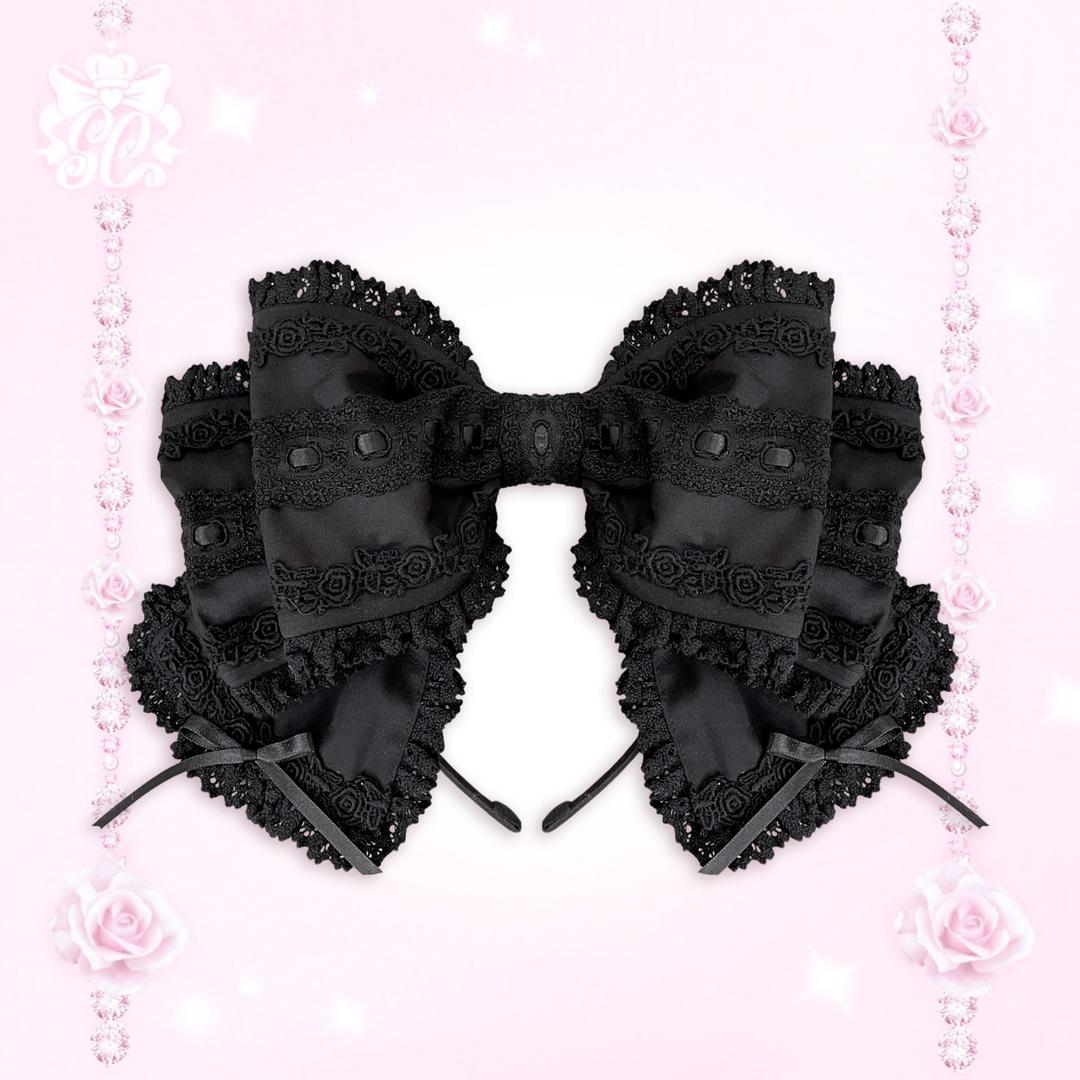 ♥ Rococo Princess Headbow ♥ (black)