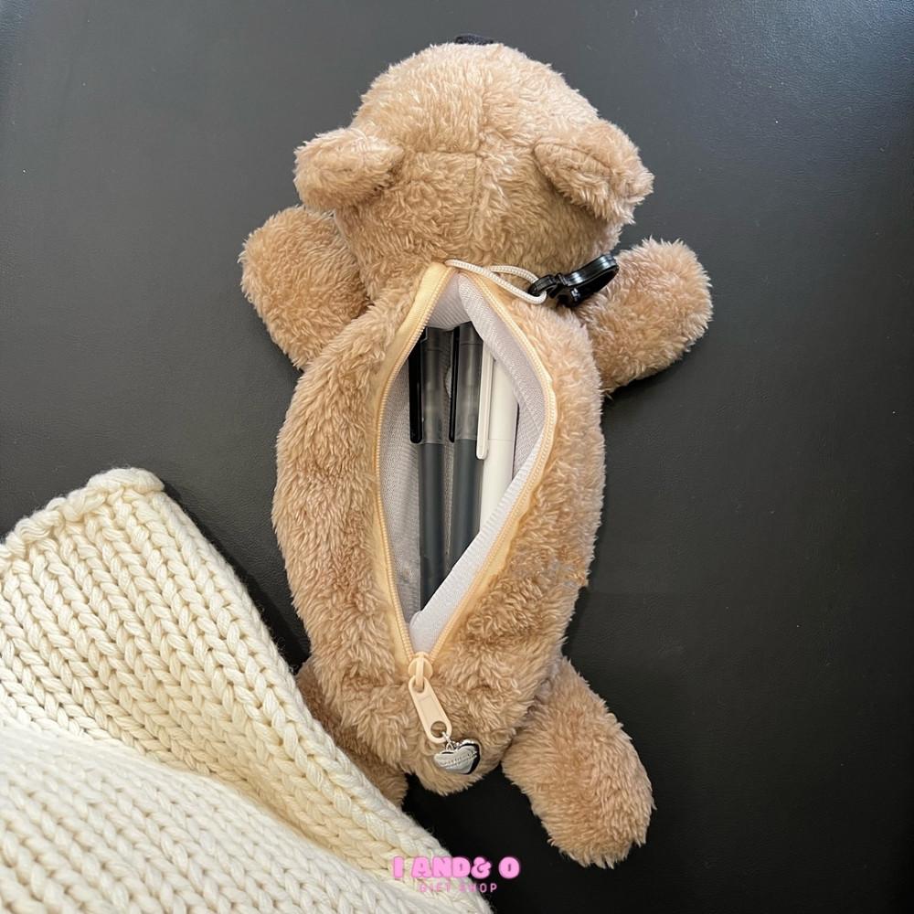 아이앤드오 Bear Pen Pouch 곰인형 파우치 필통