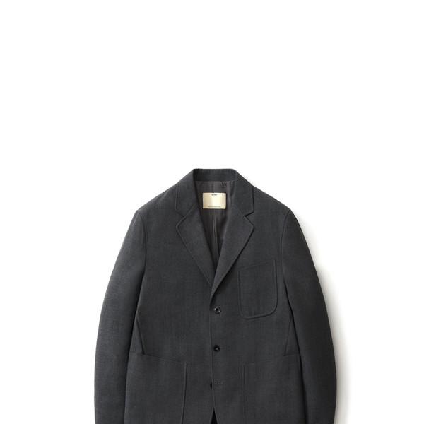 [POTTERY] Wool Sports Jacket Dark Gray