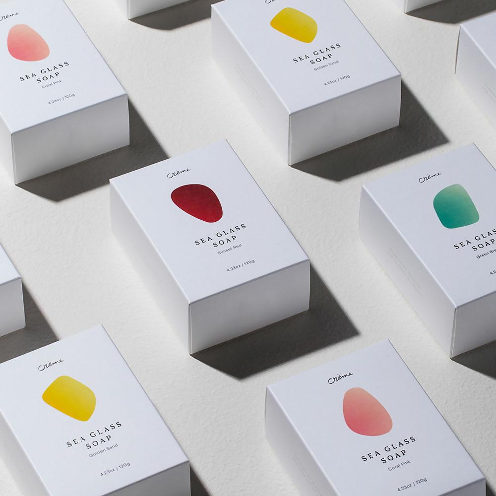 "바다의 마음을 선물하세요" [크렘] 씨글라스솝 1ea