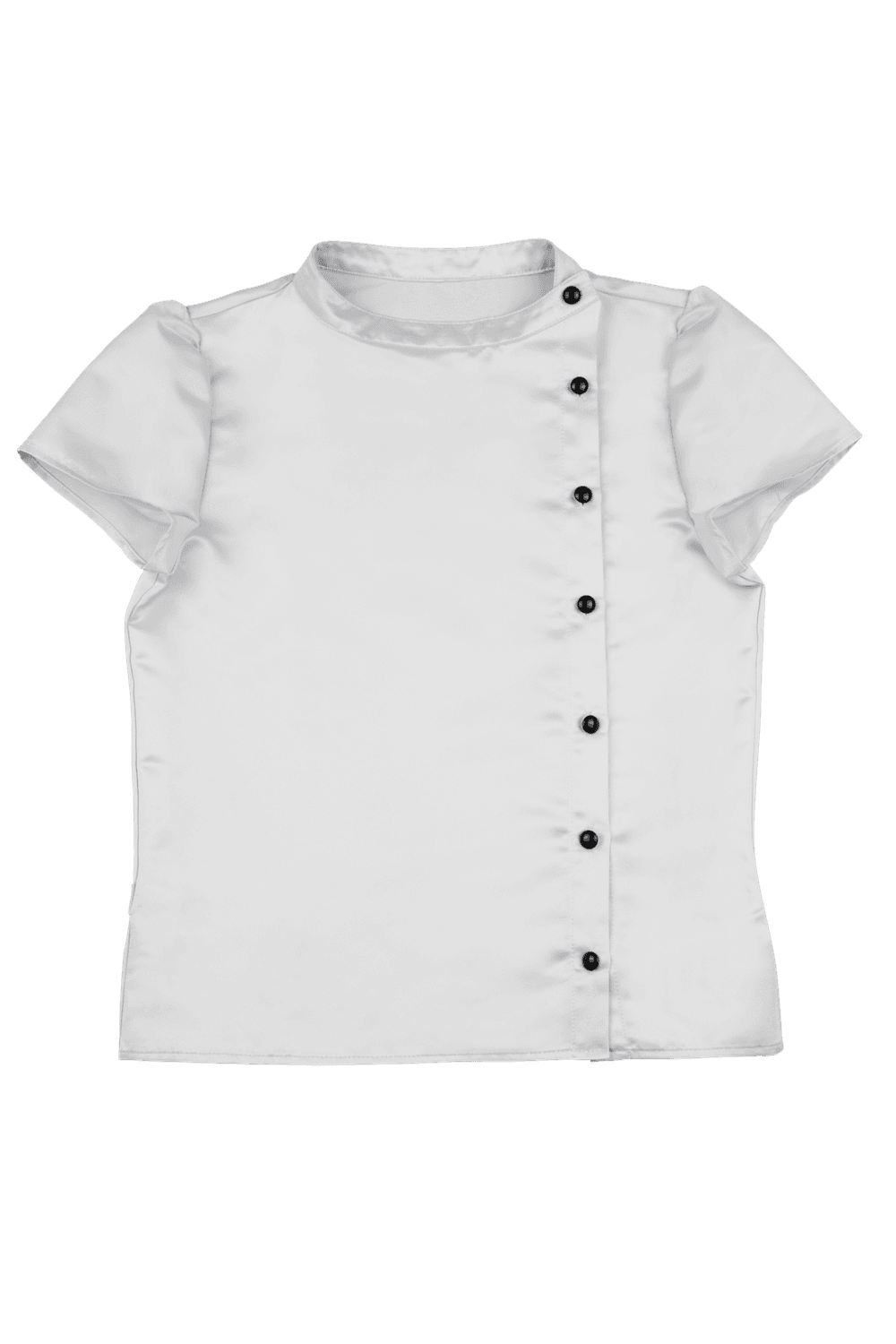 SHORT SLEEVE PUFF SHIRT - Light grey - (03.31 순차배송)
