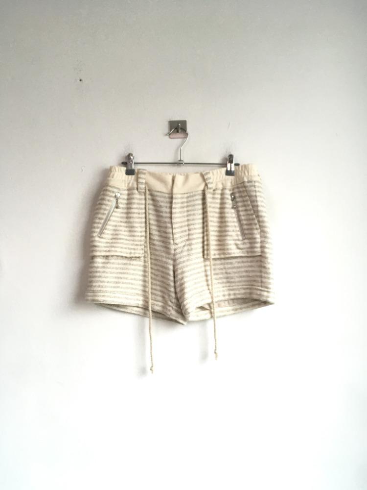 jpn vintage summer tweed half pants