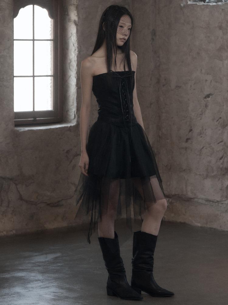 [mnem] Shard Tulle Skirt