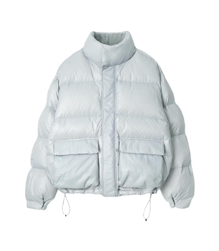 999HUMANITY : (UNISEX) Puffy Goose Down Parka (Light Grey)