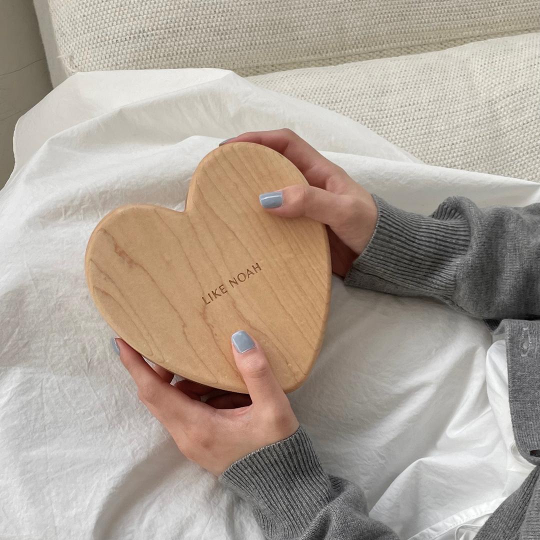 Wood Heart Box