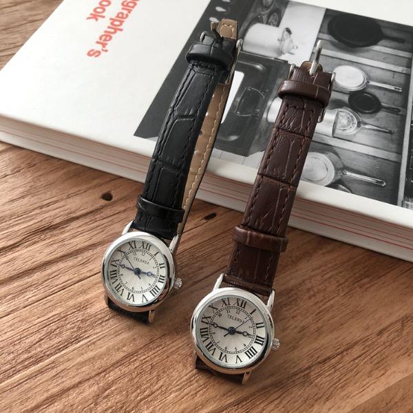 무드틱 레더 시계