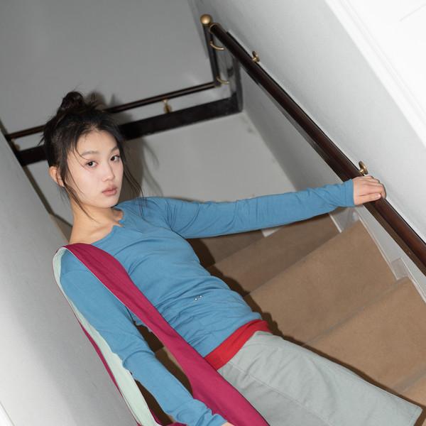 REVERSIBLE POCKET HALF BAG (CHERRY & MELON)