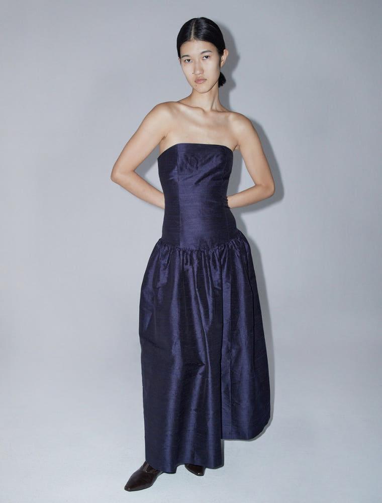 PALOMA WOOL 팔로마울 윌머 실크 튜브탑 드레스 Wilmer 2224